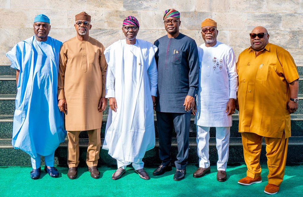 GOV. SANWO-OLU HOSTS SOUTH WEST GOVERNORS  FORUM AT LAGOS HOUSE, IKEJA